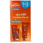 عرض 3*1 ارجنتو بروفيت لوشن واقي شمس معامل حماية +50 حجم 120+60+25 مل