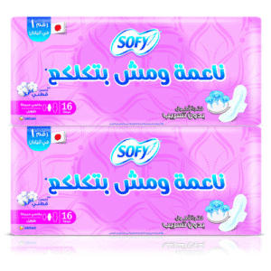 فوط صحية نسائية ماكسي سميكة طويلة من سوفي، 32 فوطة