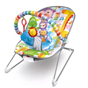 كرسى هزاز (بونسر) للاطفال حديثي الولادة والصغار حتي 11.3 كجم منBlue Care Cozy Time Baby’s Bouncer | لون رمادى