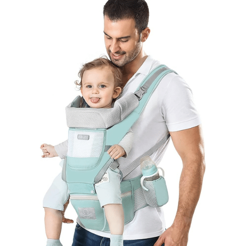 حامل أطفال أمامي وخلفي للرجال والنساء، الآباء والأمهات