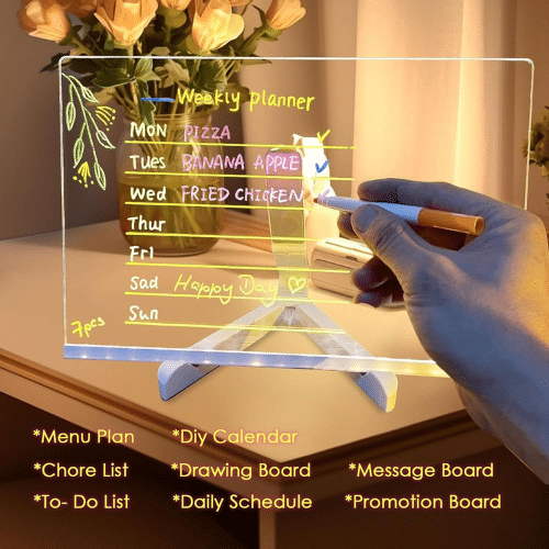 لوحة ملاحظات LED مع حامل (4)