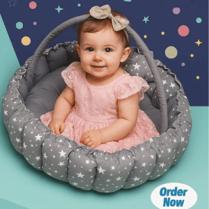 بيبي نست Baby Nest حديثى الولادة مع مخدة وناموسية