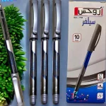 علبة أقلام حبر أزرق روكس في عبوة من 10 قطع